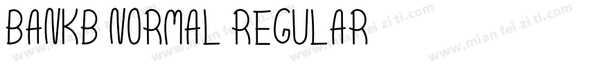 BankB Normal Regular字体转换
